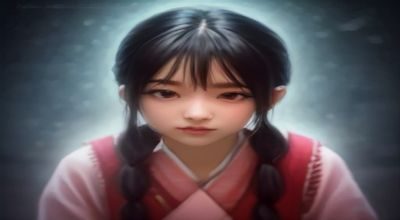 吃瓜辨别内容真假示意图，手持放大镜审视文字截图，焦糖暖色背景，理性分析氛围